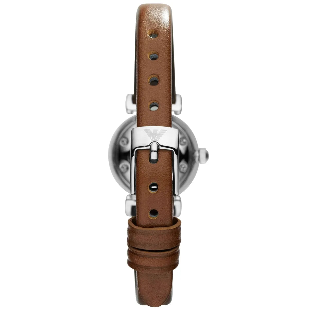 Emporio Armani Gianni T-Bar Mini Silver Women's Watch - AR1685