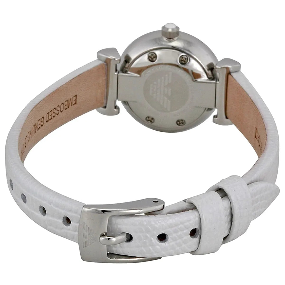 Emporio Armani Gianni T-Bar Mini Silver Women's Watch - AR1686