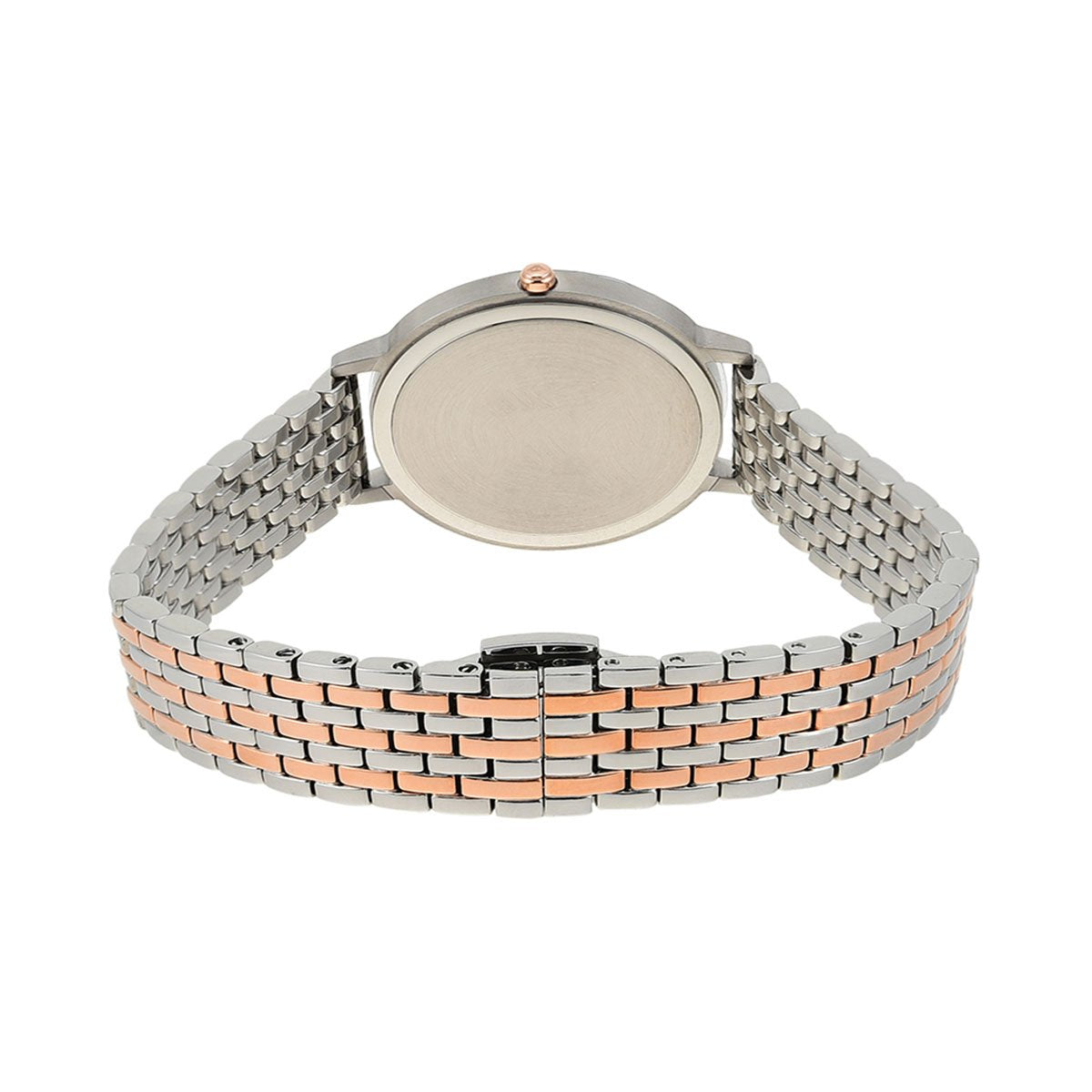 Emporio Armani Silver Sunray Dial Two-Tone Ladies Watch AR11113 - Watch