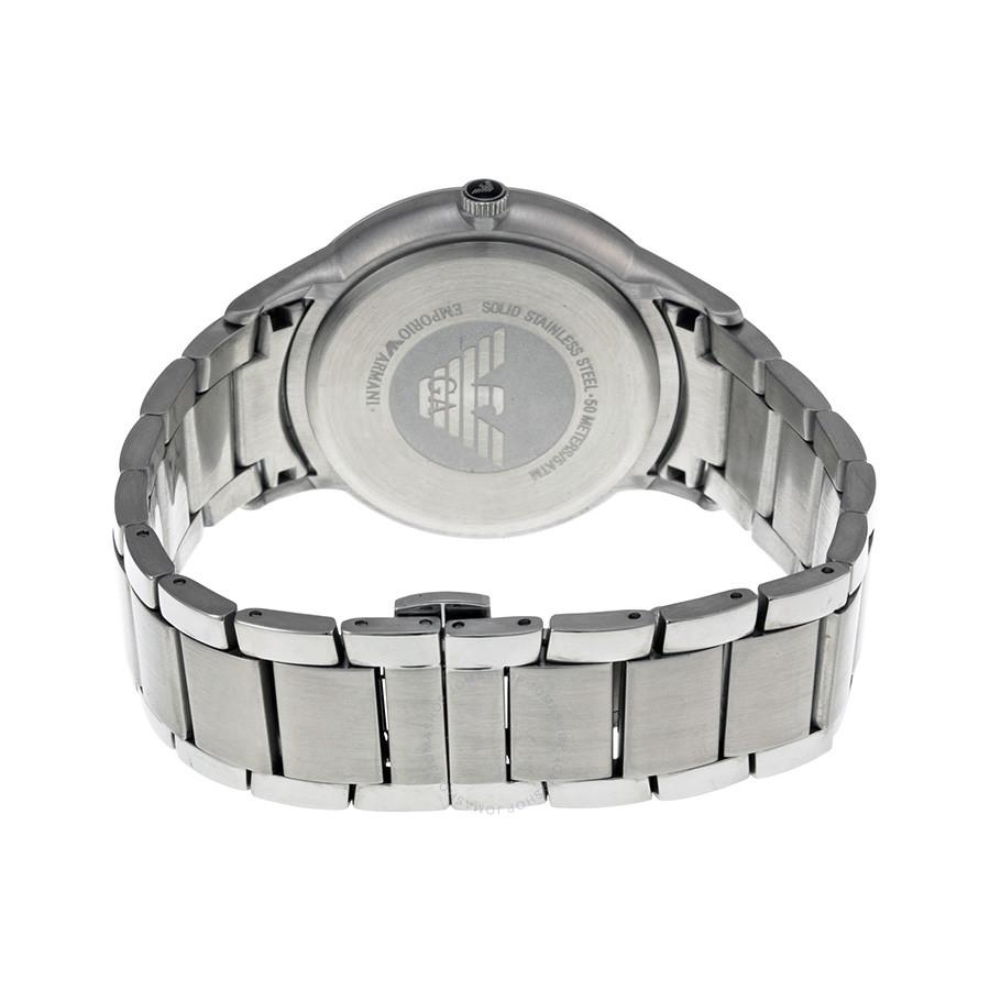 Emporio Armani Sportivo Black Dial Stainless Steel Menβs Watch AR2457 - Watch
