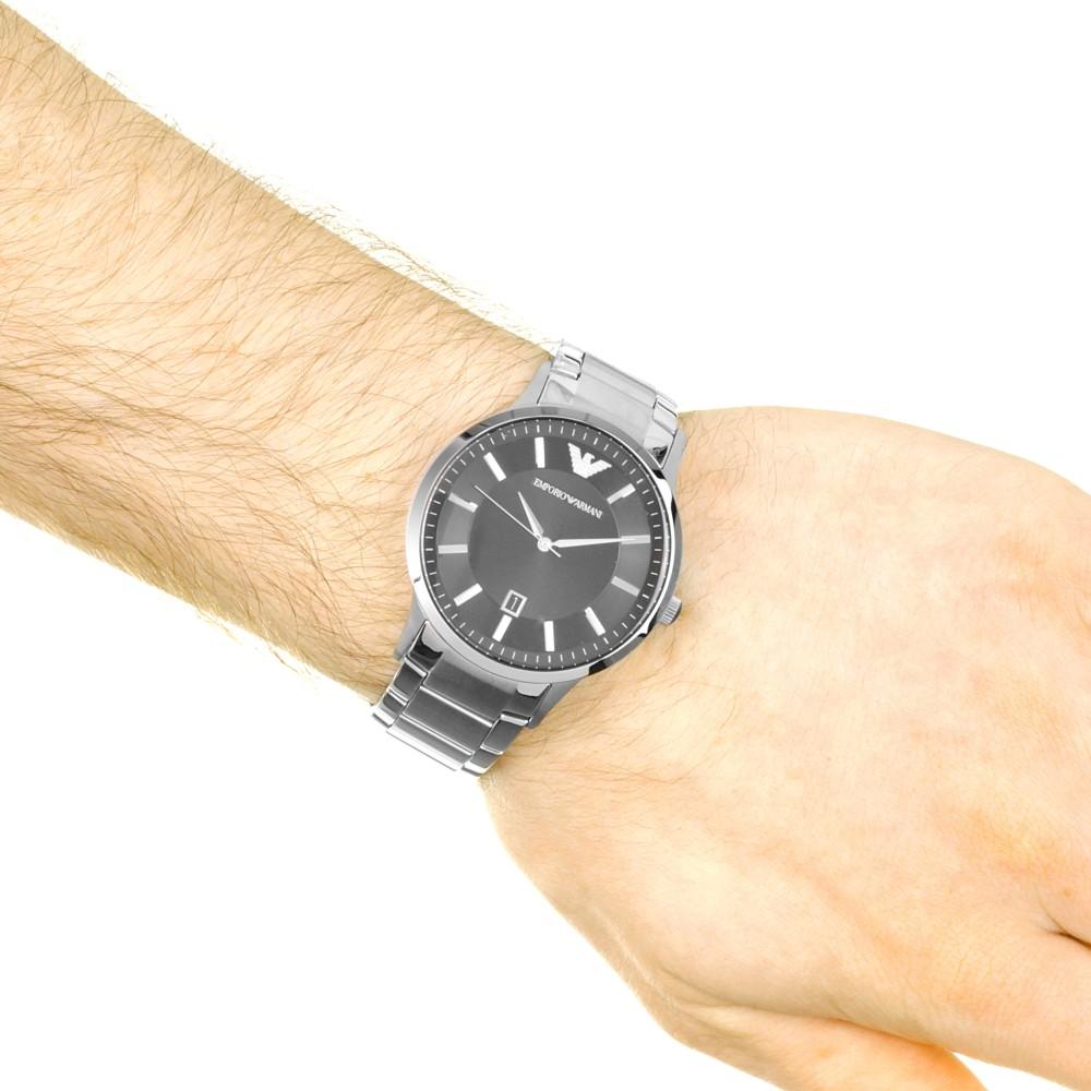 Emporio Armani Sportivo Black Dial Stainless Steel Menβs Watch AR2457 - Watch