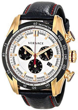Versace V-Ray Leather Strap Men's Watch VDB040014 - Big Daddy Watches #2