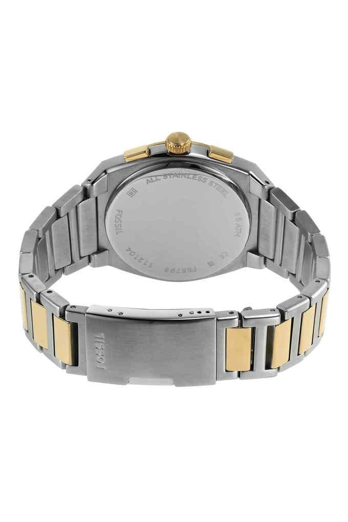 Fossil Everett Chronograph Quartz Cream Dial Menβs Watch FS5796 - Watch