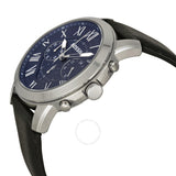 Fossil Grant Chronograph Blue Dial Men's Watch FS4990