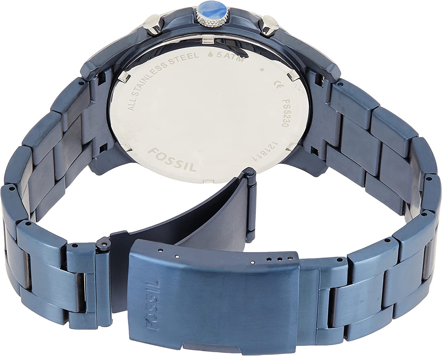 Fossil Grant Chronograph Blue Dial Menβs Watch FS5230 - Watch