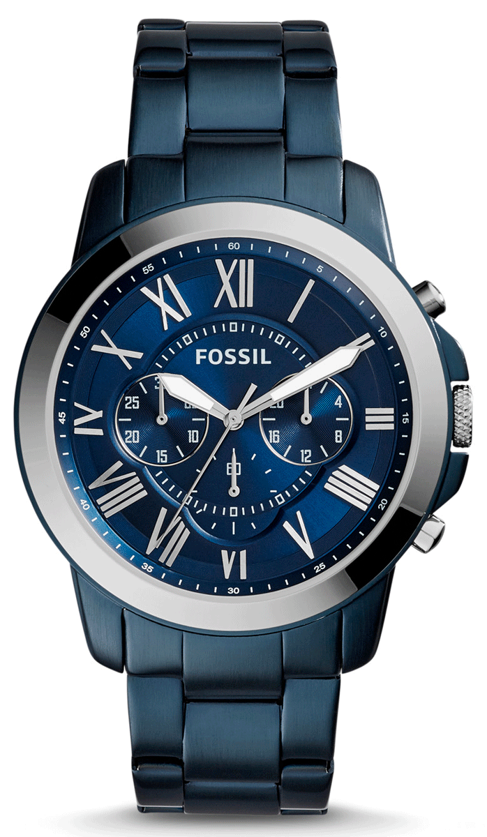 Fossil Grant Chronograph Blue Dial Menβs Watch FS5230 - Watch