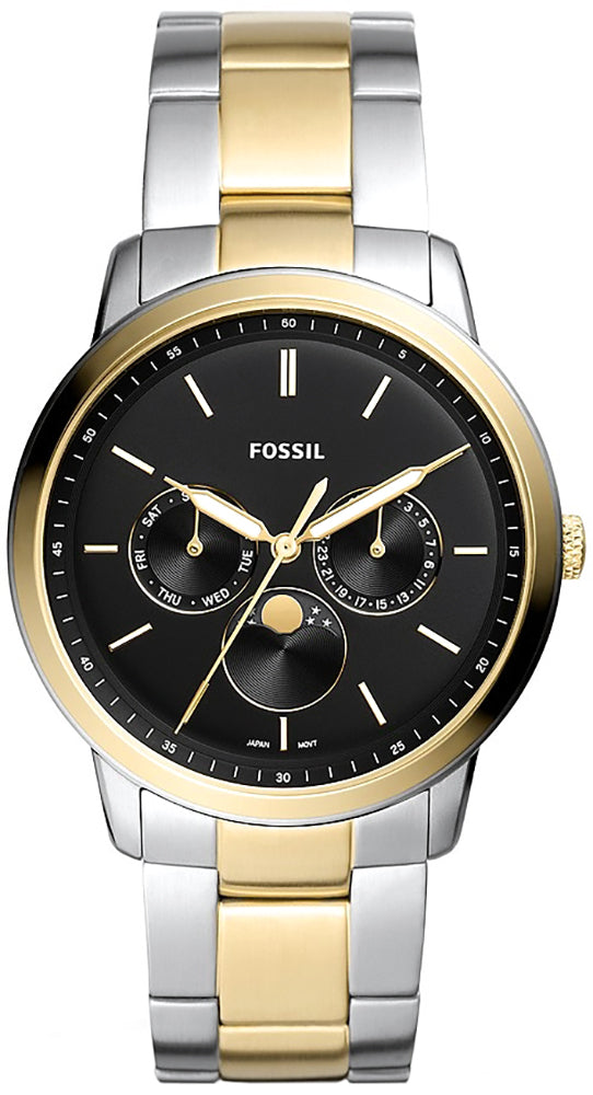 Fossil Neutra Moonphase Multifunction Two-Tone Stainless Steel Men's Watch - FS5906