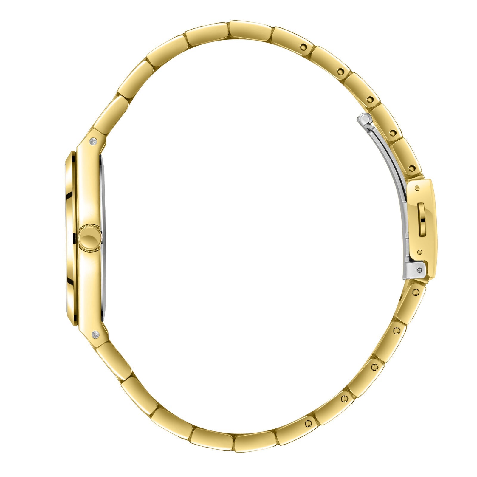 Lee Cooper Fashion Roman Numeral White MOP Dial Gold Watch - LC08298.120