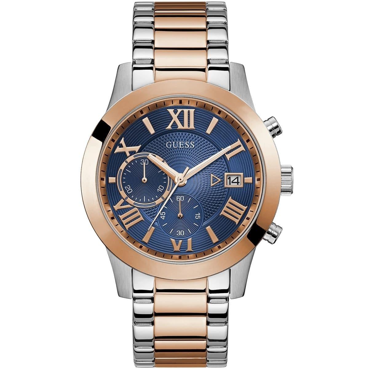 Guess Atlas Chronograph Two-Tone Menβs Watch W0668G6 - Watch