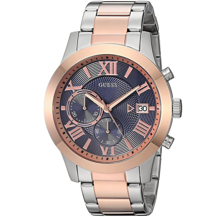 Guess Atlas Chronograph Two-Tone Menβs Watch W0668G6 - Watch