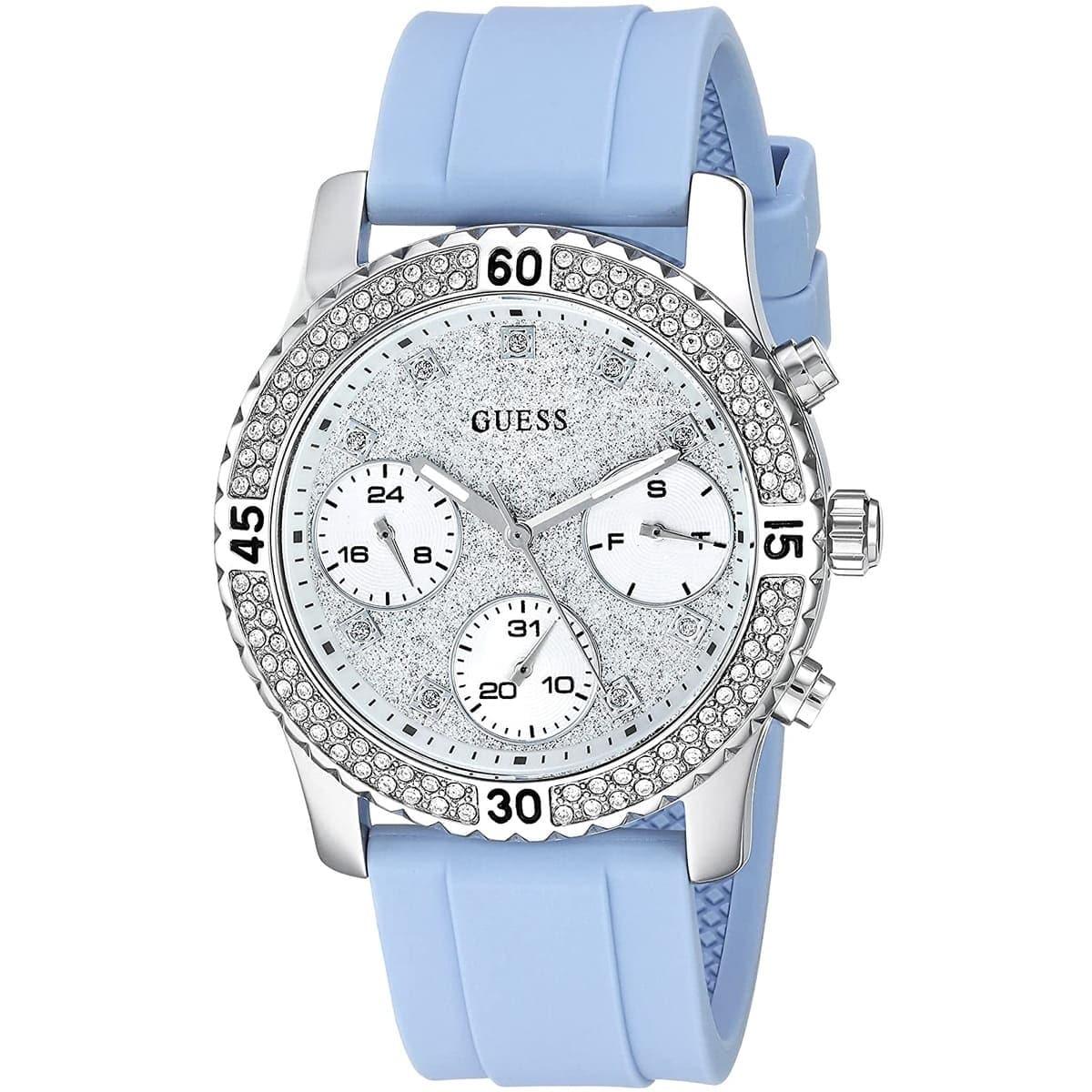 Guess Confetti Crystal Womenβs Watch W1098L3 - Watch