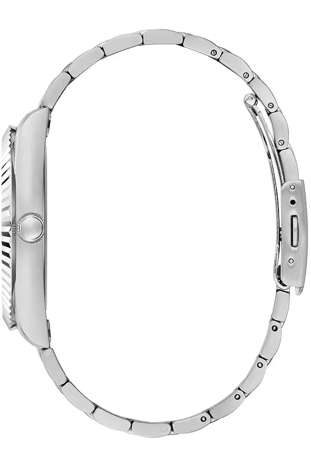 Guess Connoisseur Silver Tone Black Dial Men’s Watch GW0265G1 - Watch