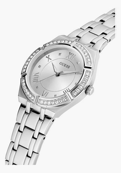 Guess Cosmo Silver Tone Womenβs Watch GW0033L1 - Watch