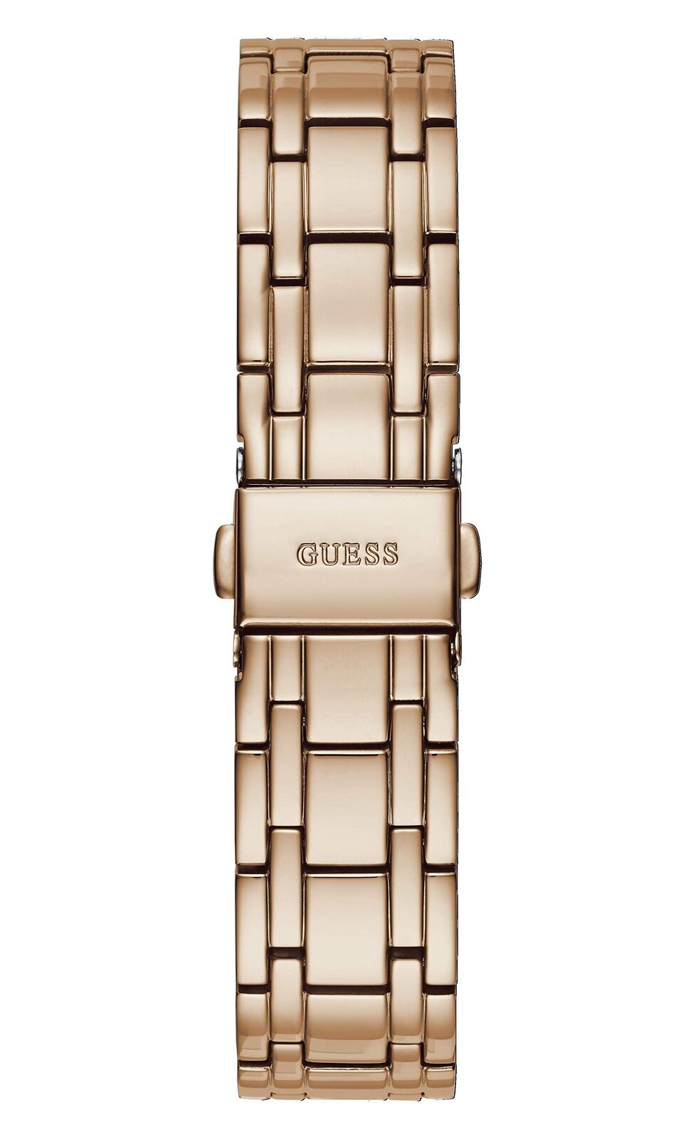 Guess Crystalline White Dial Rose Gold Womenβs Watch GW0114L3 - Watch