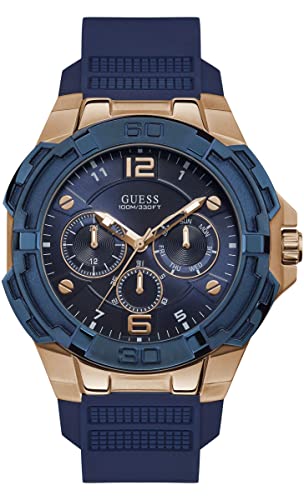 Guess Genesis Quartz Blue Dial Menβs Watch W1254G3 - Watch