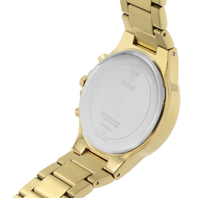 Guess Gold Glitz Dial Womenβs Watch GW0320L2 - Watch