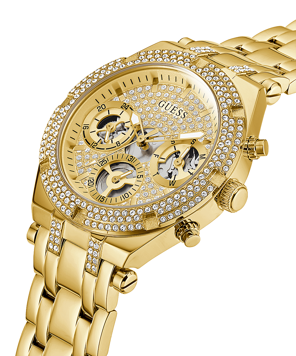 Guess Heiress Gold Glitz Womenβs Watch GW0440L2 - Watch