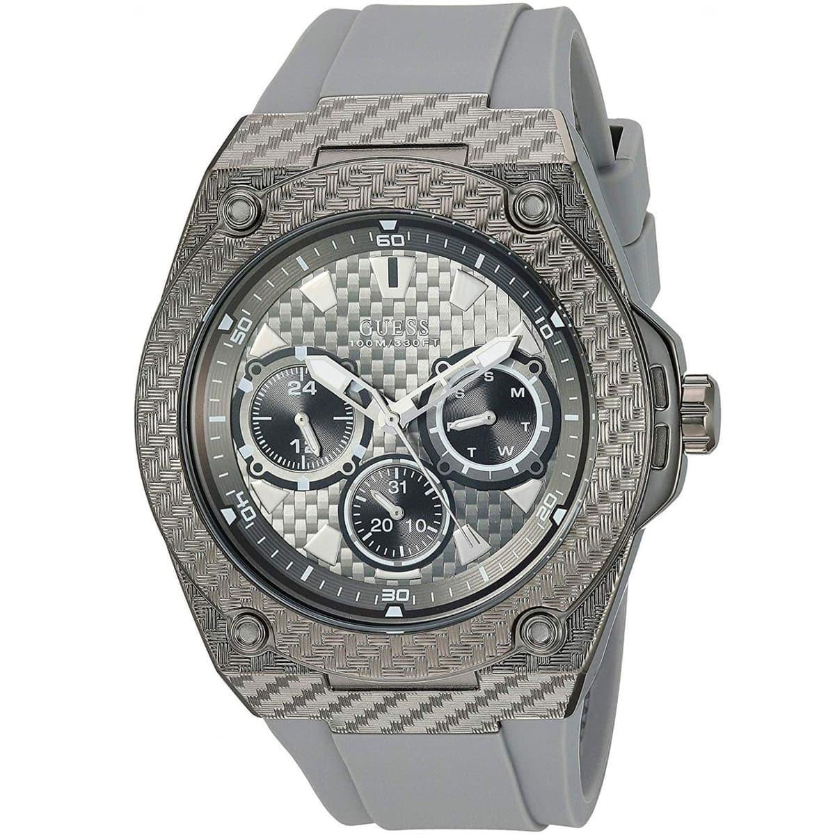 Guess Legacy Multi-Function Blue Dial Gunmetal-plated Menβs Watch W1048G1 - Watch
