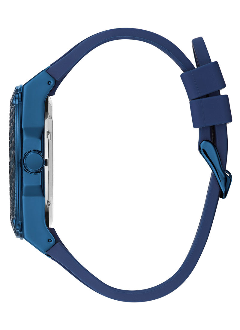 Guess Legacy Quartz Blue Dial Menβs Watch W1049G7 - Watch