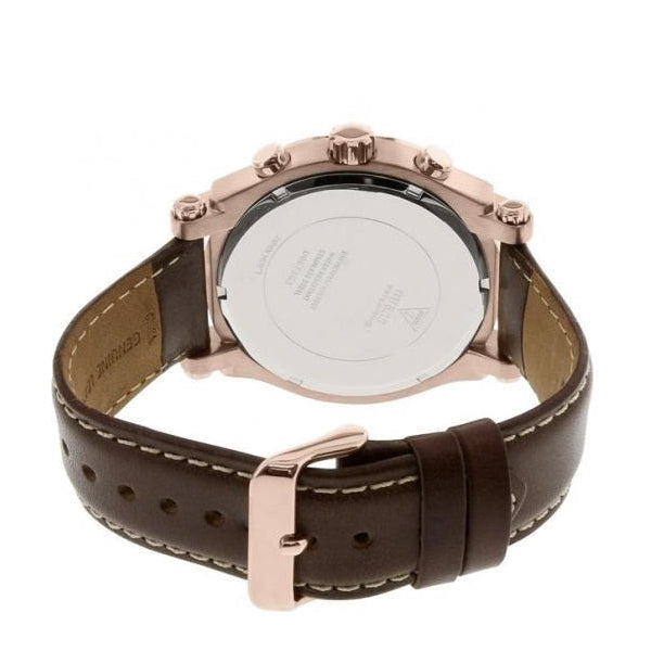 Guess Navy Round Quartz Menβs Watch W0673G3 - Watch