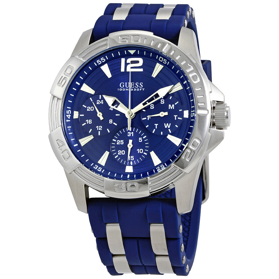 Guess Oasis Blue Dial Menβs Chronograph Watch W0366G2 - Watch
