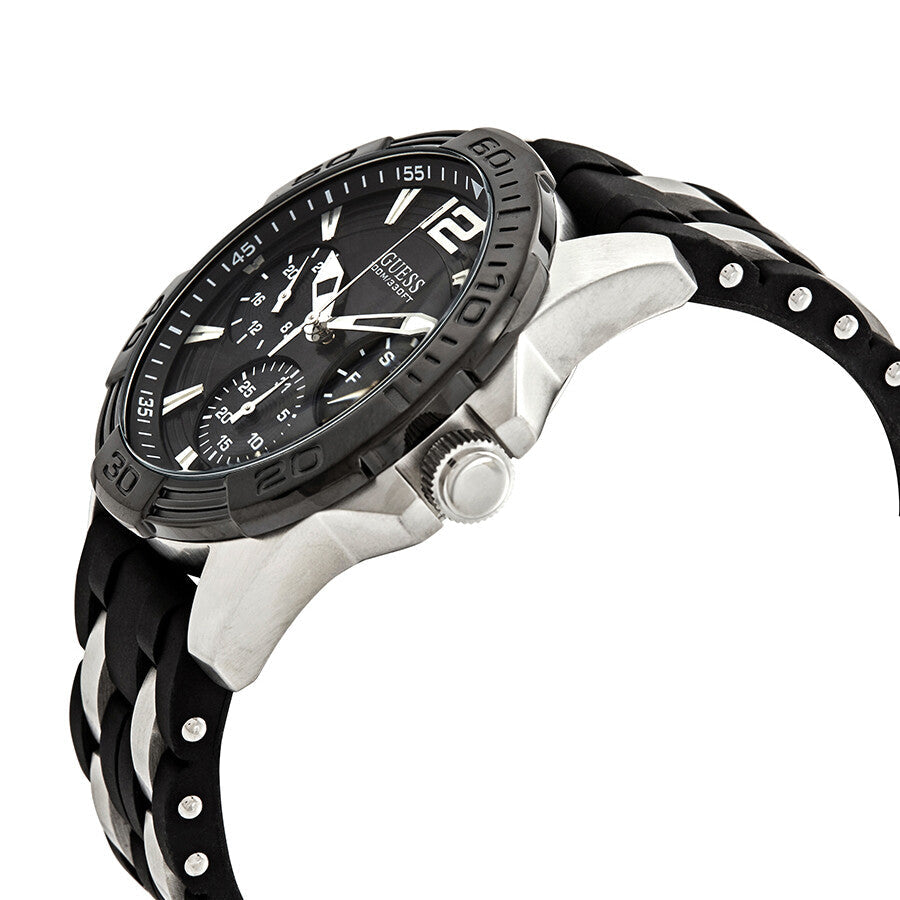 Guess Oasis Quartz Black Dial Menβs Watch W0366G1 - Watch