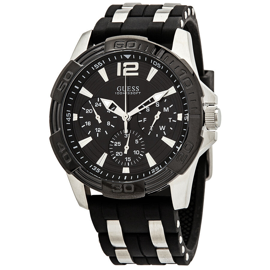 Guess Oasis Quartz Black Dial Menβs Watch W0366G1 - Watch