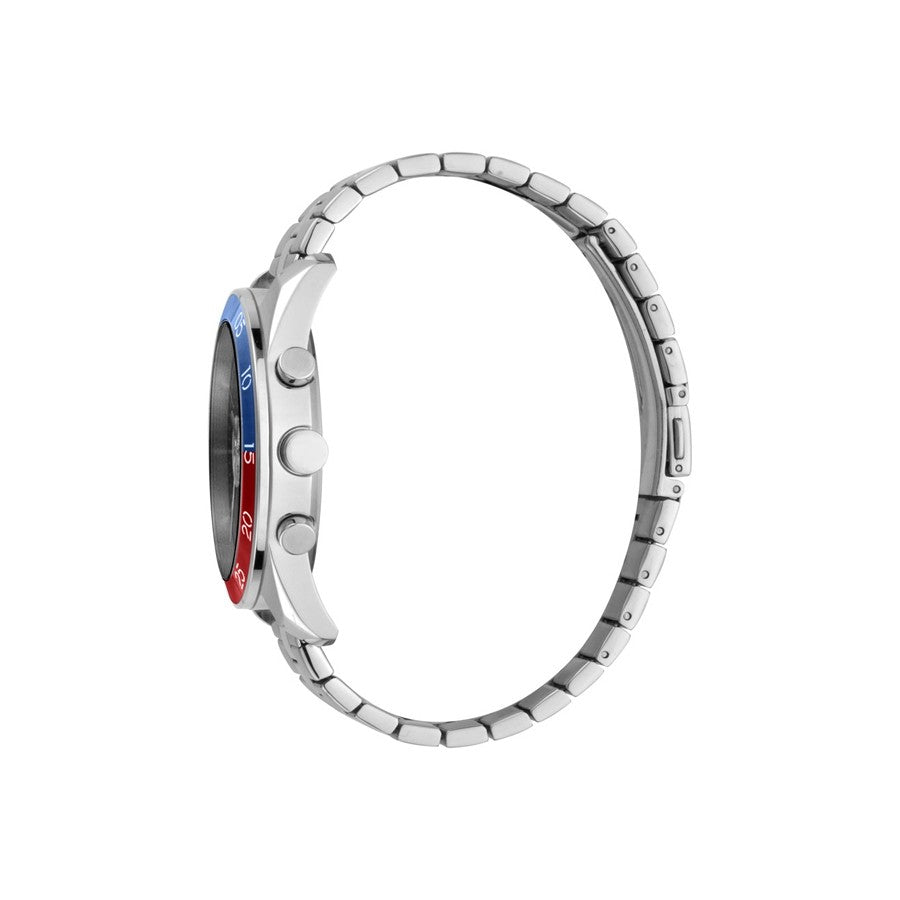 Guess Odyssey Blue Dial pepsi Bezel Menβs Watch W1107G2 - Watch