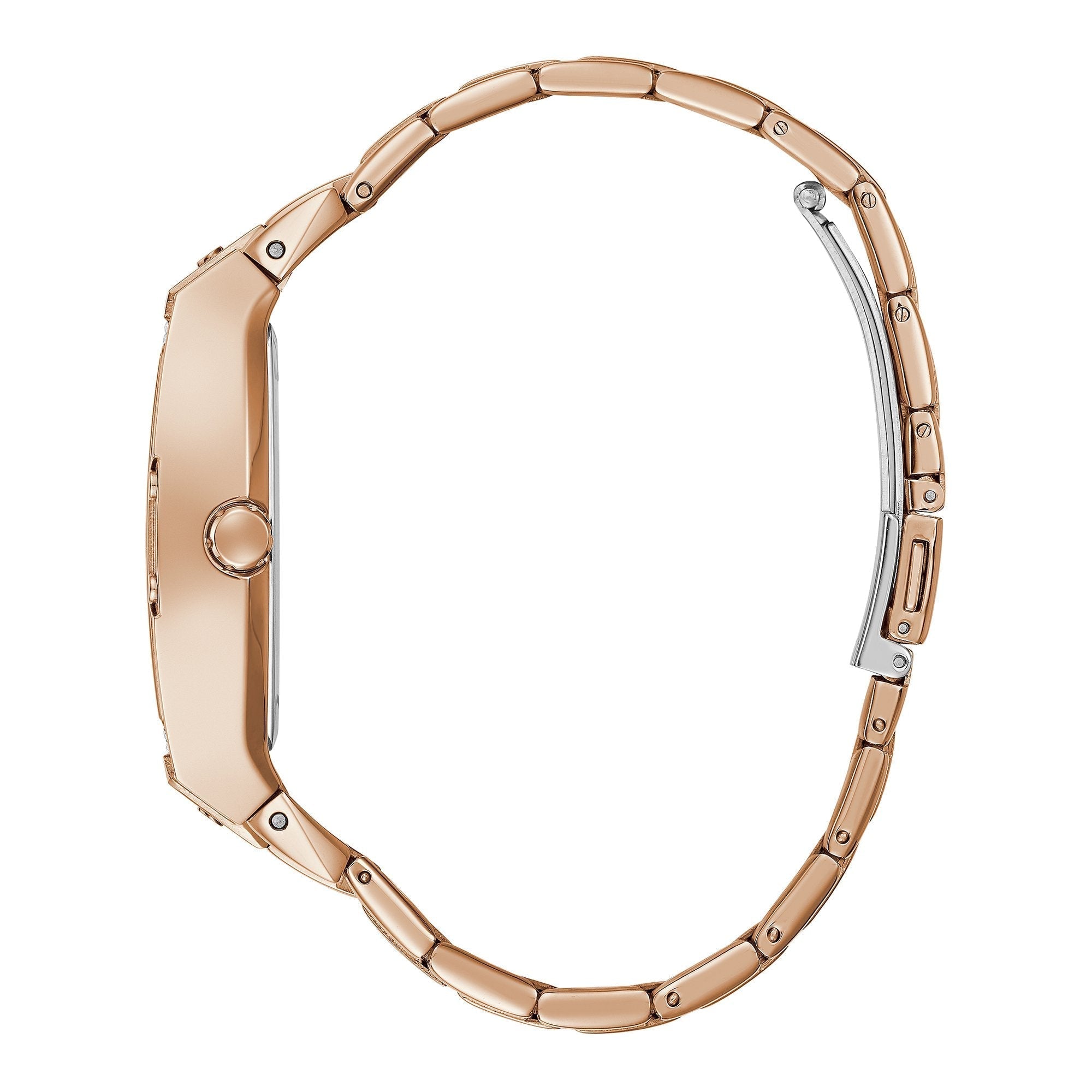 Guess Pave Dial Rose Gold Women’s Watch GW0104L3 - Watch