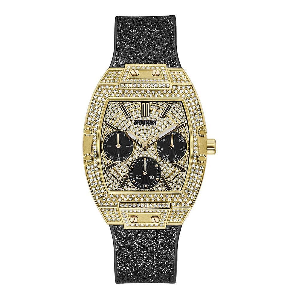Guess Phoenix Black Glitter Womenβs Watch GW0105L2 - Watch