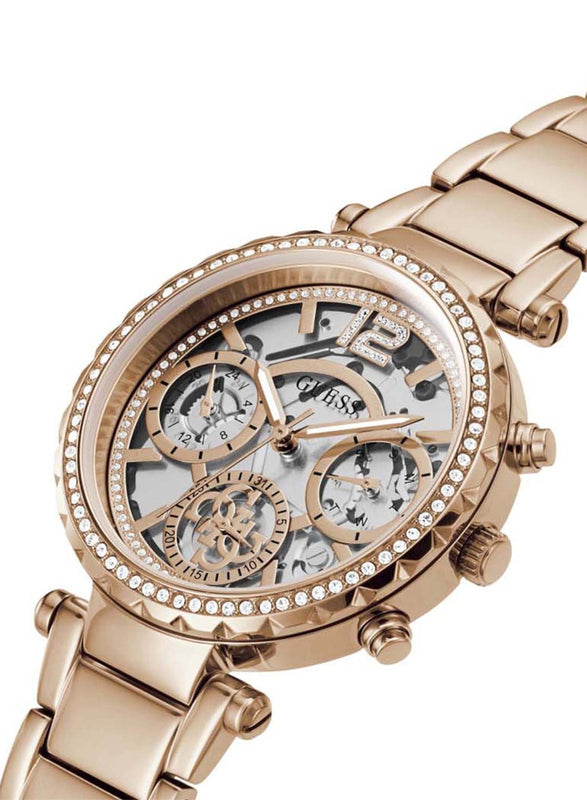 Guess Solstice Rose Gold Womenβs Watch GW0403L3 - Watch