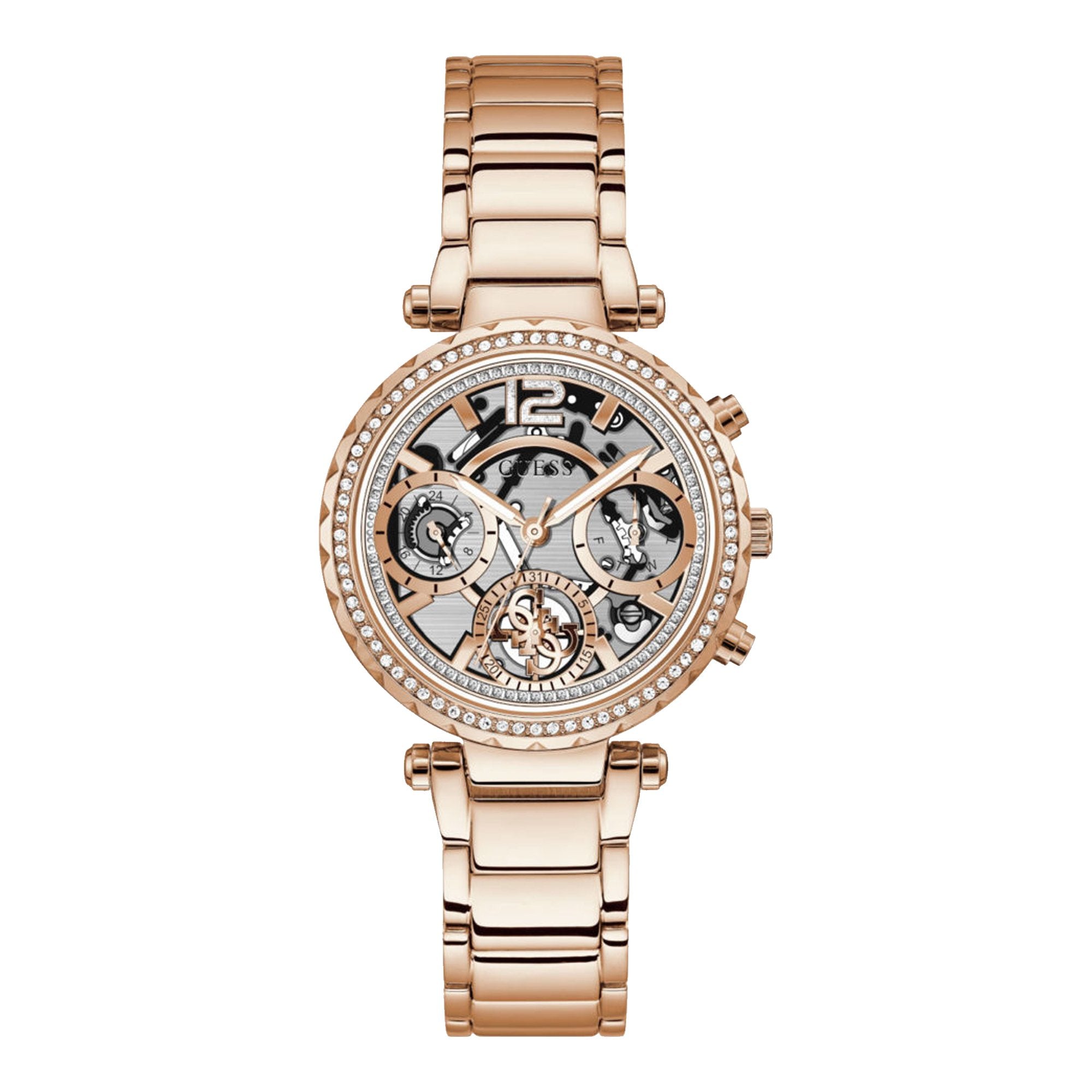 Guess Solstice Rose Gold Womenβs Watch GW0403L3 - Watch