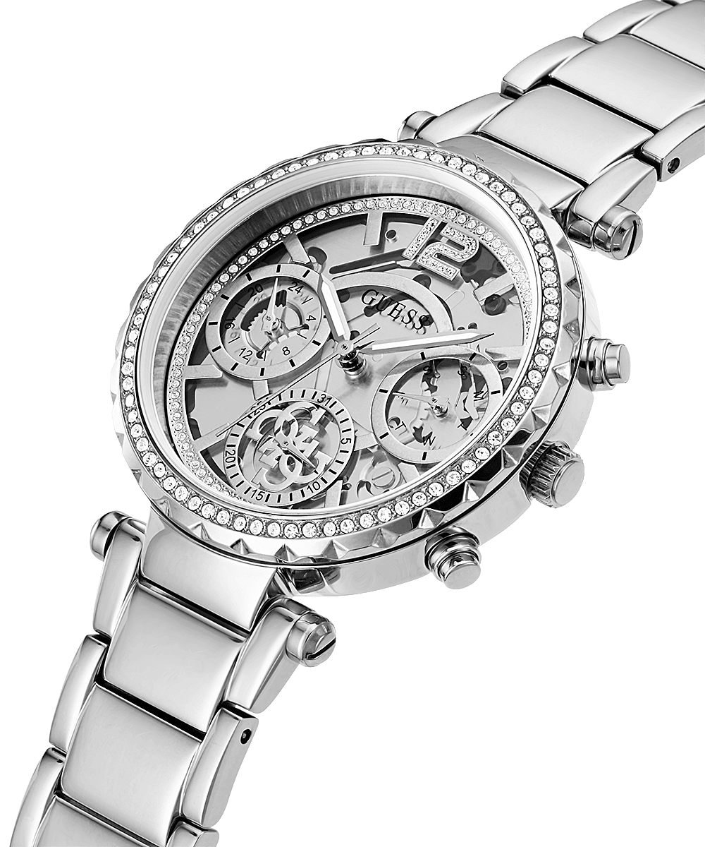 Guess Solstice Silver Tone Womenβs Watch GW0403L1 - Watch