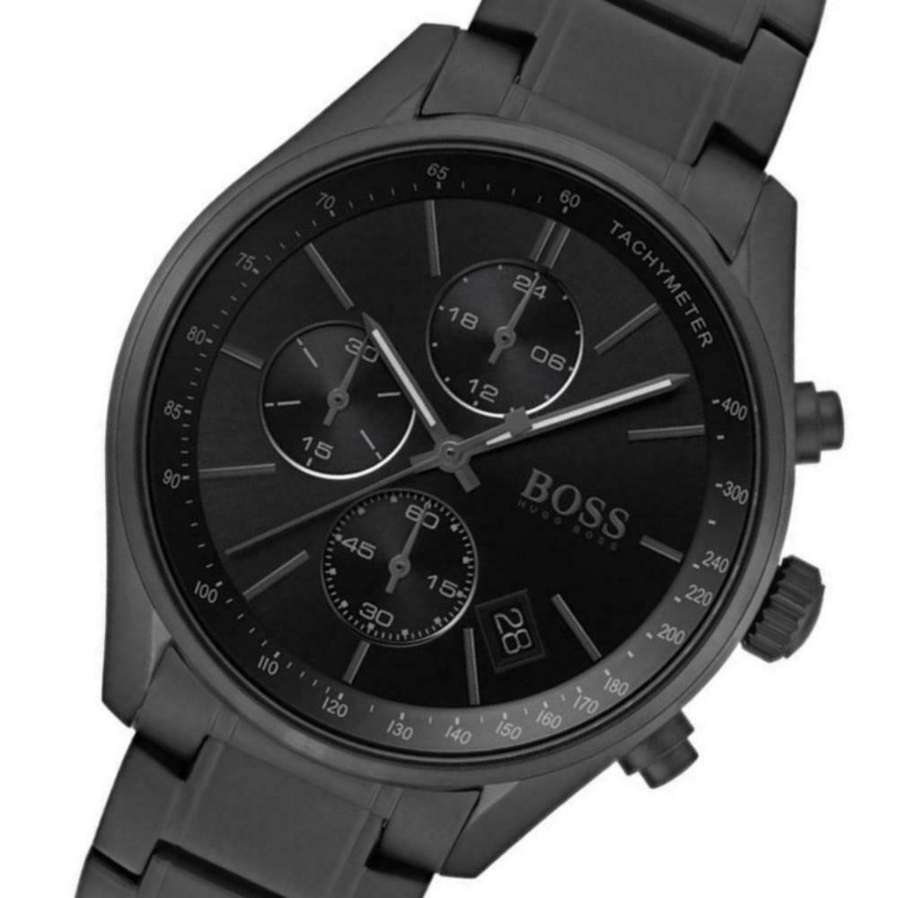 Hugo Boss Chronograph Grand Central Black Men's Watch 1513676
