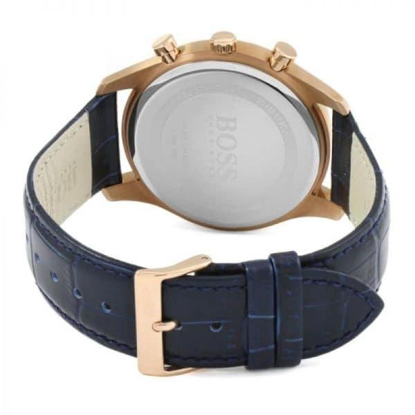 Hugo Boss Ambassador Chronograph Blue Dial Men's Watch 1513320 (Third Party Strap)