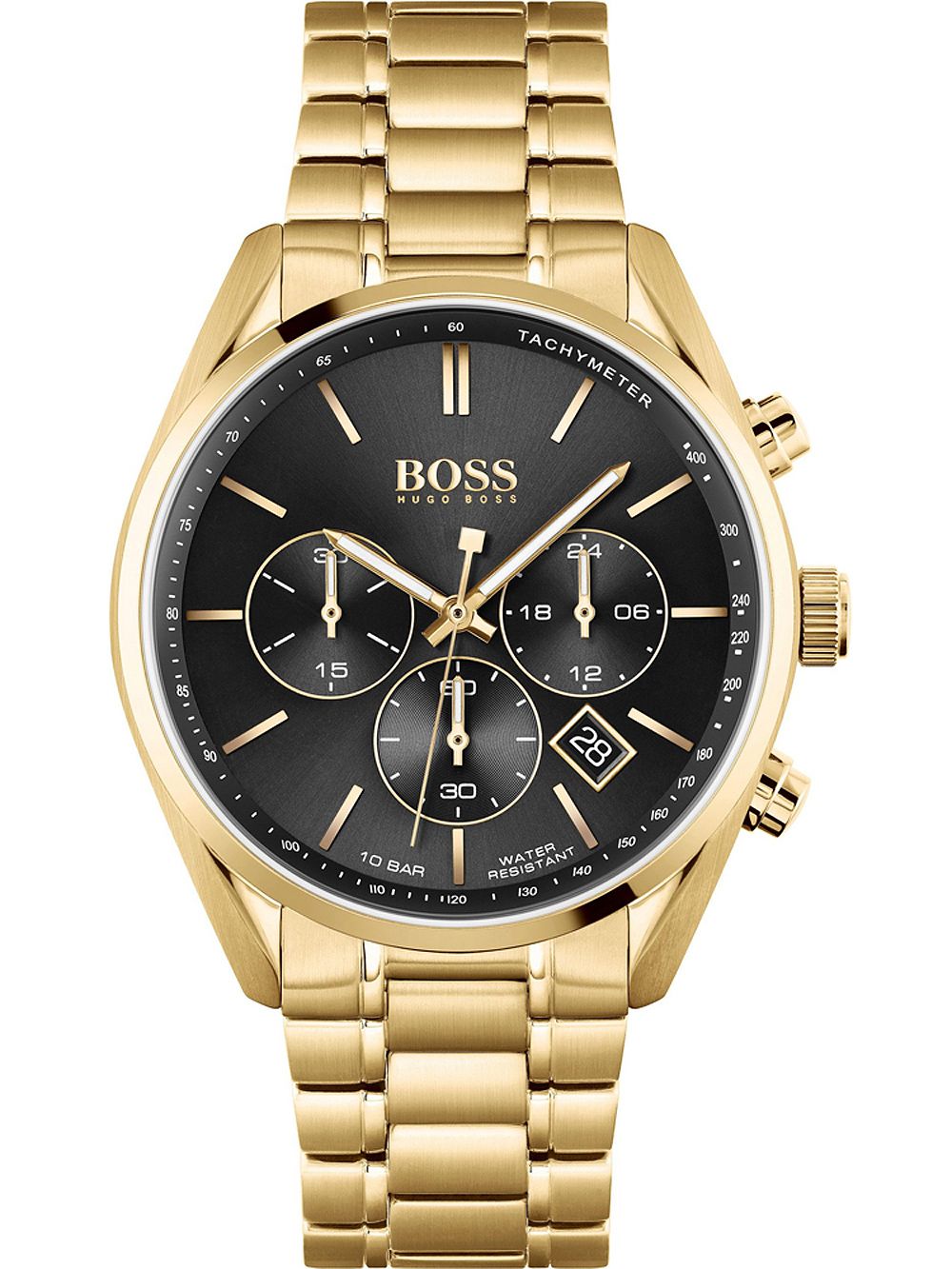 Hugo Boss Champion Gold Chronograph Men's Watch 1513848 - The Watches Men & CO