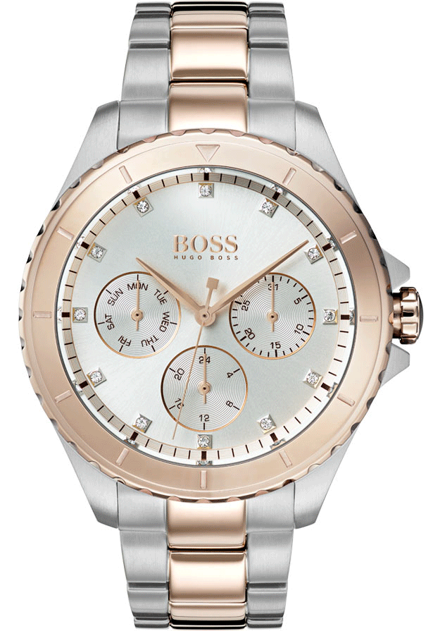 Hugo Boss Classic Silver Two Tone Women’s Watch 1502446 - Watch