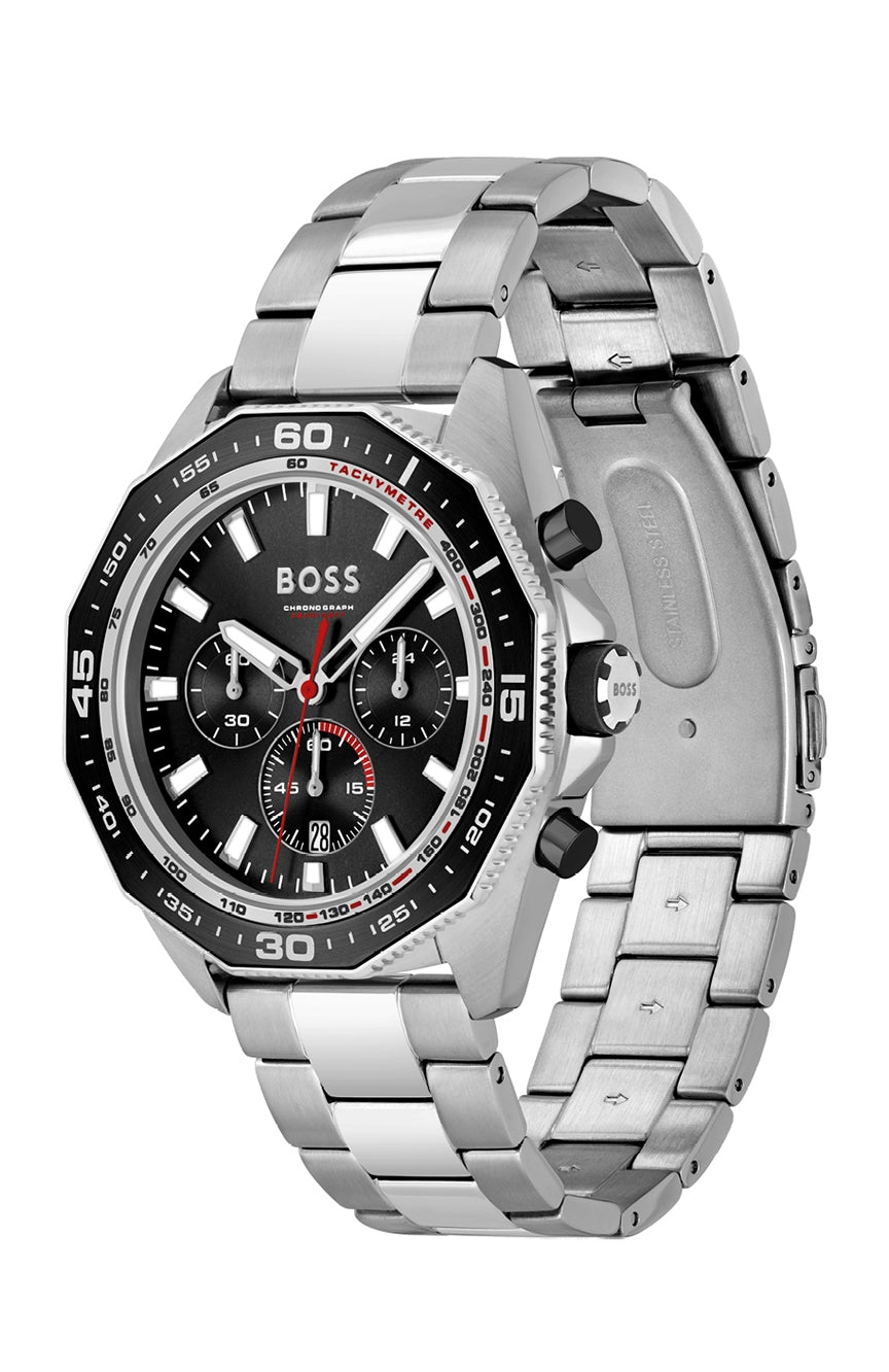 Hugo Boss Energy Chronograph Silver Men's Watch 1513971 - The Watches Men & CO