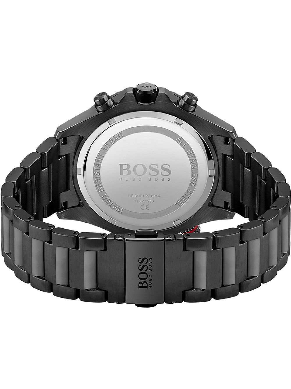 Hugo Boss Globetrotter Black Chronograph Men's Watch 1513825 - The Watches Men & CO #3
