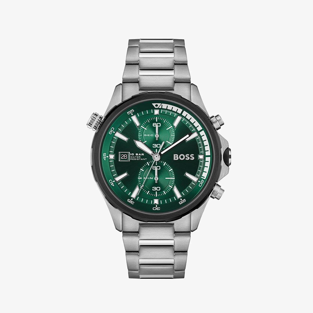 Hugo Boss Globetrotter Green Dial Men's Watch 1513930 - The Watches Men & CO