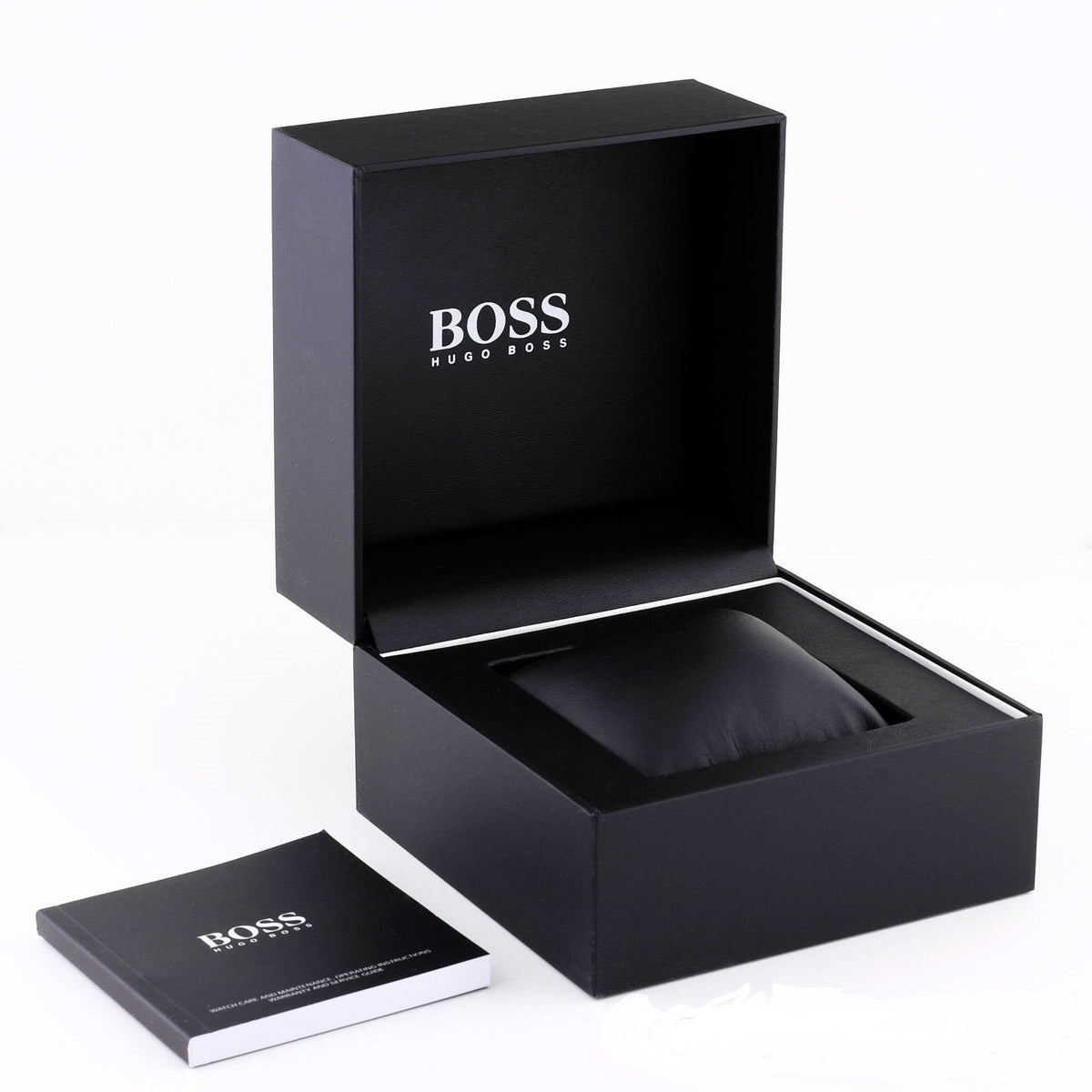 Hugo Boss Grand Prix watch in black brand box with documentation