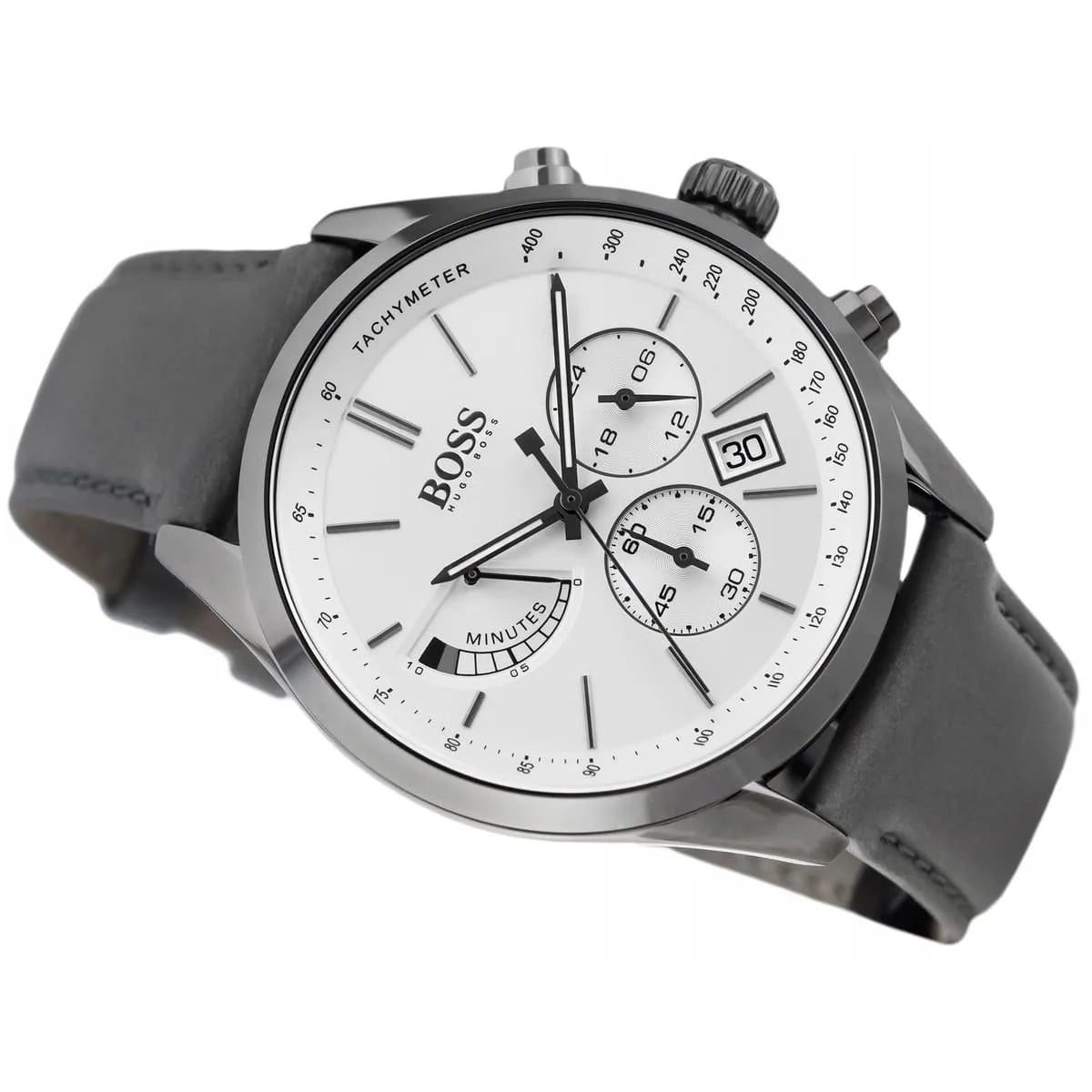 Hugo Boss Grand Prix Grey Dial Menβs Watch 1513633 - Watch