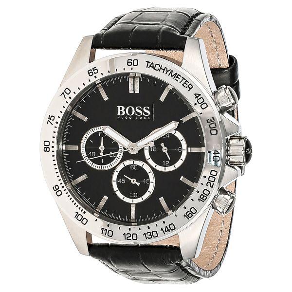 Hugo Boss Ikon Chronograph Black Dial Men's Watch 1513178 - The Watches Men & CO