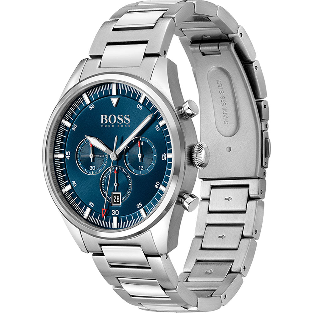 Hugo Boss Pioneer Blue Dial Menβs Watch 1513867 - Watch