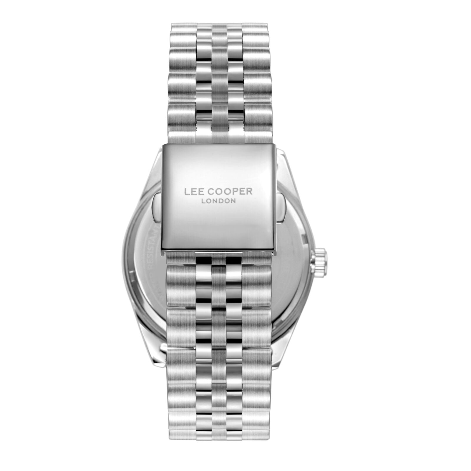 Lee Cooper Simon Date Window Blue Dial Silver Watch - LC08281.390