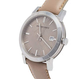Burberry Men's Large Check Tan Leather Strap Men's Watch BU9010 - Big Daddy Watches #2