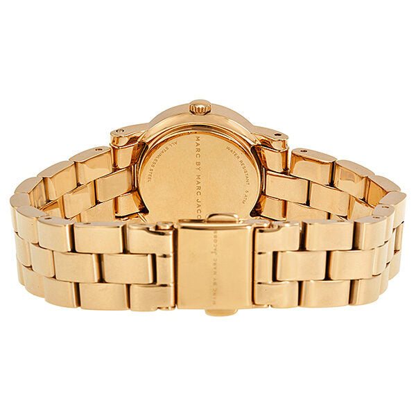 Marc by Marc Jacobs Amy Dexter Rose Dial Rose Gold-tone Ladies Watch MBM3219 - The Watches Men & CO #3