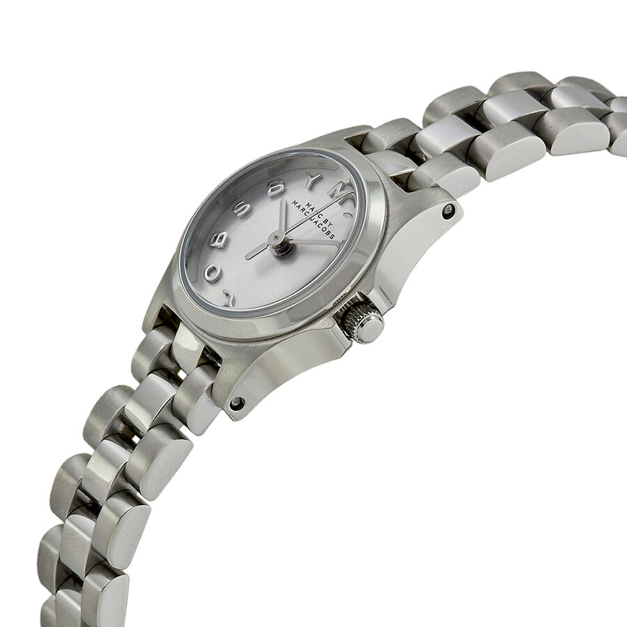 Marc Jacobs Henry Dinky Silver Dial Silver Watch MBM3198