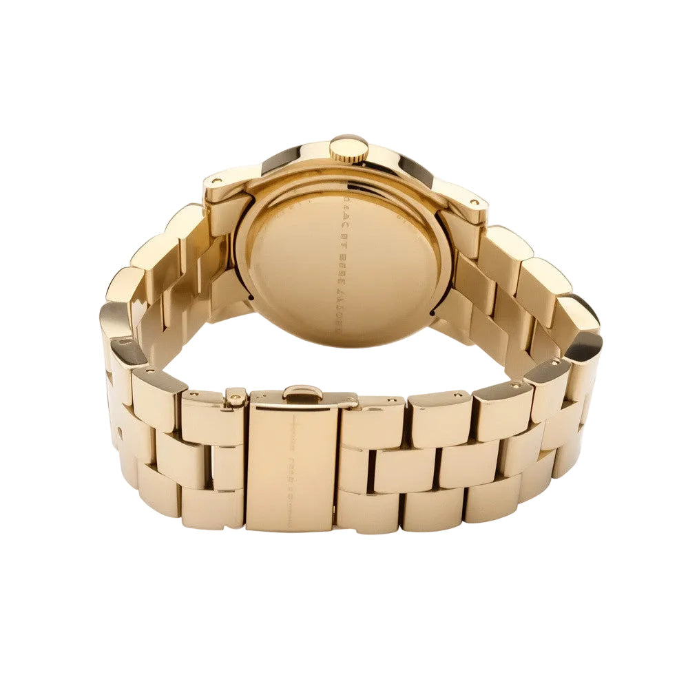 Marc By Marc Jacobs Amy Navy Dial Gold Tone Watch - MBM3166