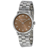 Marc by Marc Jacobs Baker Brown Dial Stainless Steel Ladies Watch MBM3329 - BigDaddy Watches